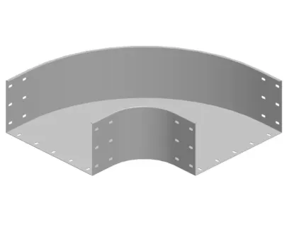 Зображення Поворот 90° горизонтальний KKZP400H200 (370640)
