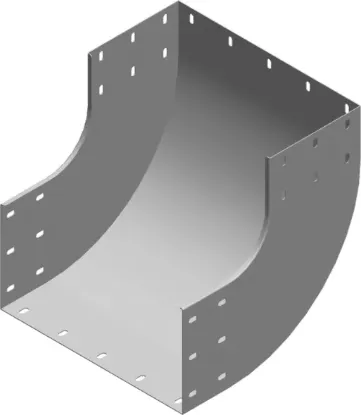 Зображення Поворот 90° горизонтальний - внутрішній LZWC400H200 (371940)
