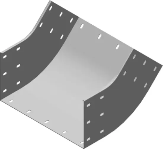 Зображення Поворот 45° горизонтальний - внутрішній LZWMP300H200 (372030)