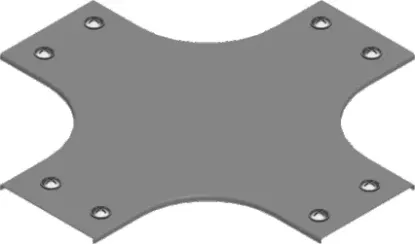 Зображення Кришка для кросовера з замком PZCZKZP100 (304410)