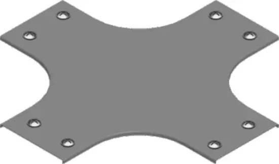 Зображення Кришка для кросовера з замком PZCZKZP400 (304440)