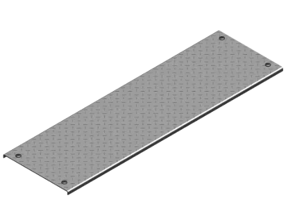 Зображення Кришка протекторної пластини з замком PZKRT600/3 (107060)