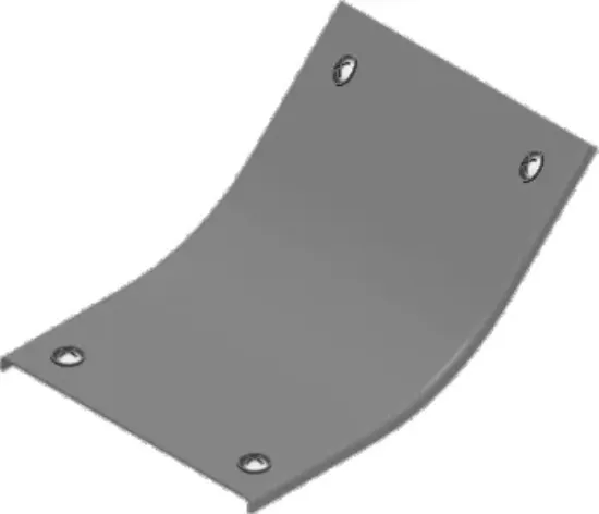 Зображення Кришка для вертикального поворот 45° - внутрішня з фіксатором для H50 PZLZWMC300 (331230)