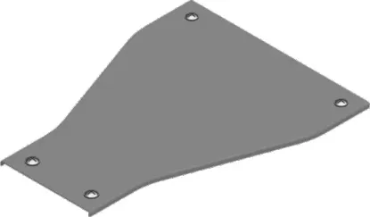 Зображення Кришка для прямого редуктора з фіксатором PZRKZC400/300 (303340)