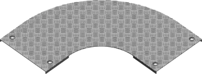Зображення Кришка протекторної пластини для горизонтального поворот на 90° PZKZRT500 (305050)