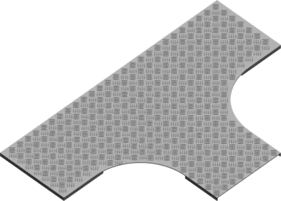 Зображення Кришка протекторної пластини для горизонтального трійника PZTKZRT100 (305210)