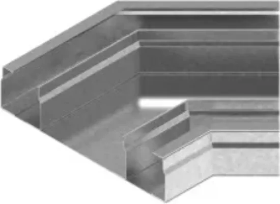 Зображення Поворот 45° горизонтальний - 3 компл. KKNMt250H38 (531225)