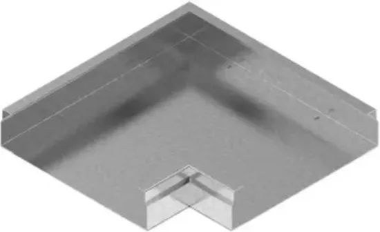 Зображення Поворот 90° горизонтальний KKN340H48 (540734)