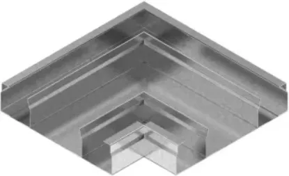 Зображення Поворот 90° горизонтальний - 3 компл. KKNt175H48 (570917)