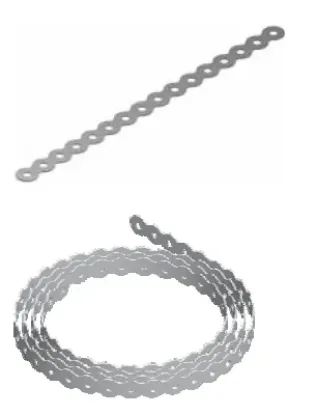 Зображення Смуга перфорована сталева PTF14/25 (641125)