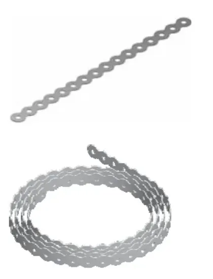 Зображення Смуга перфорована сталева PTF14/25 (641125)