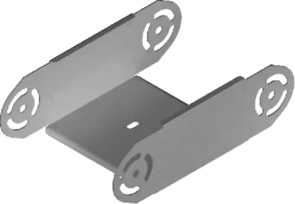 Зображення Елемент вертикального повороту регульований ELZC100H100 (313310)