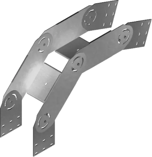 Зображення Поворот вертикальний регульований LZLP200H200 (373020)