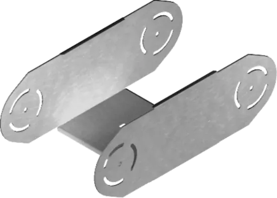 Зображення Елемент вертикального повороту регульований ELZP300H200 (373230)