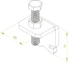 Зображення Затискач до балки UCW1 (752408)