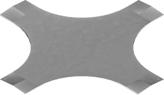 Зображення Кришка для хрестовини горизонтальної з фіксатором PZCZDC100 (230101)