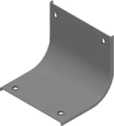 Зображення Кришка для вертикального поворот 90° - внутрішня з фіксатором для H100 та H200 PZLZWC600 (303560)