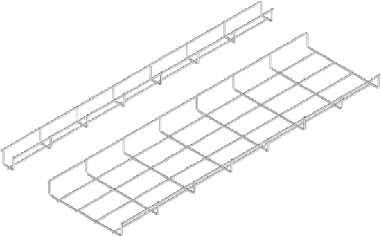 Зображення Лоток кабельний з дротяної сітки KSG100H35/3 (930220)