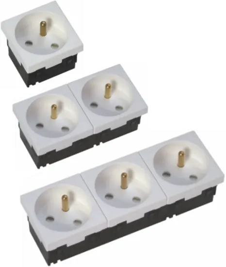 Зображення Розетка із заземленням 33°а GZ33U1 (281301)