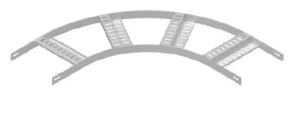Зображення Поворот горизонтальний LDOZ200H30 (403120)