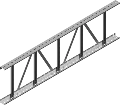 Зображення Кабельрост з боковим кріпленням DUBP600H60/3 (474206)