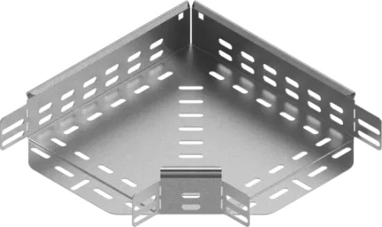 Зображення Поворот 90° горизонтальний з покриттям Magnelis KKJ100H60MC (1662105)